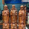 Tượng Phúc Lộc Thọ (Tam Đa) Gỗ Hương