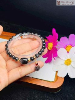 Vòng Tay Đá Thạch Anh Tóc Đen