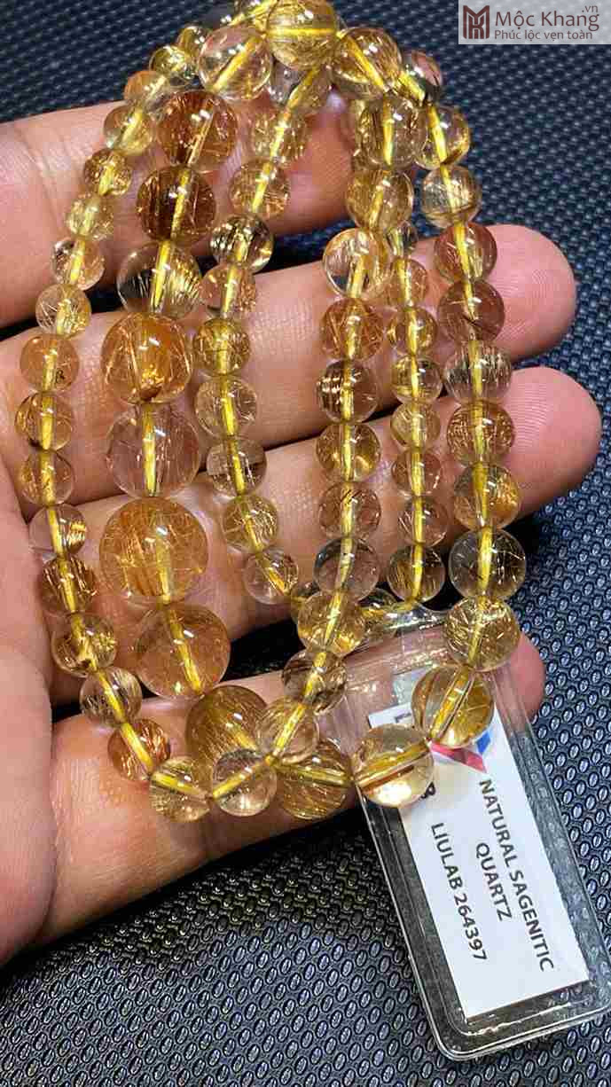 Chuỗi Thạch Anh Tóc Vàng Đường Kính 5 -11 (mm) (1)_1 Chuỗi Thạch Anh Tóc Vàng