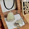 Mặt Di lặc Ngọc Onyx Xanh