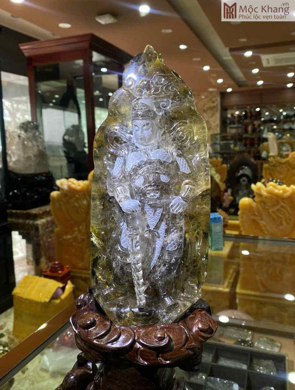 Tác Phẩm Hộ Pháp Vi Đà Thạch Anh Tóc Vàng Cao 23 Ngang 12 (cm) (3)_3 Tac Pham Ho Phap Vi Da Thach Anh Toc Vang Cao 23 Ngang 12 cm 3 3
