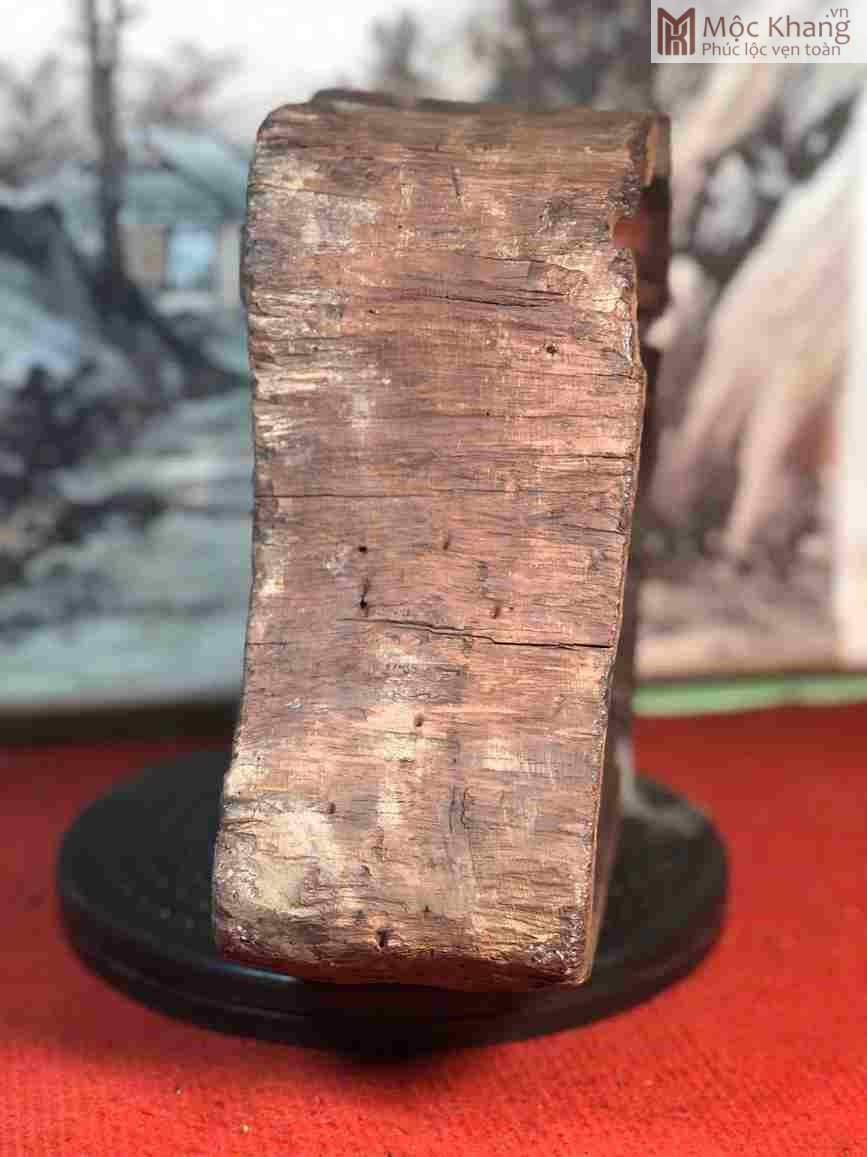 Tiểu Cảnh Làng Quê Gỗ Trắc Cao 36 Ngang 26 Sâu 13 (cm) (2)_2