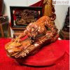Tượng Báo Săn Mồi Gỗ Cẩm