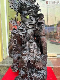 Tượng Đạt Ma Sư Tổ Gỗ Trắc