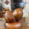 Tuong Heo Tai Loc Go Huong Cao 22 Ngang 34 Sau 21 cm 3 3 2