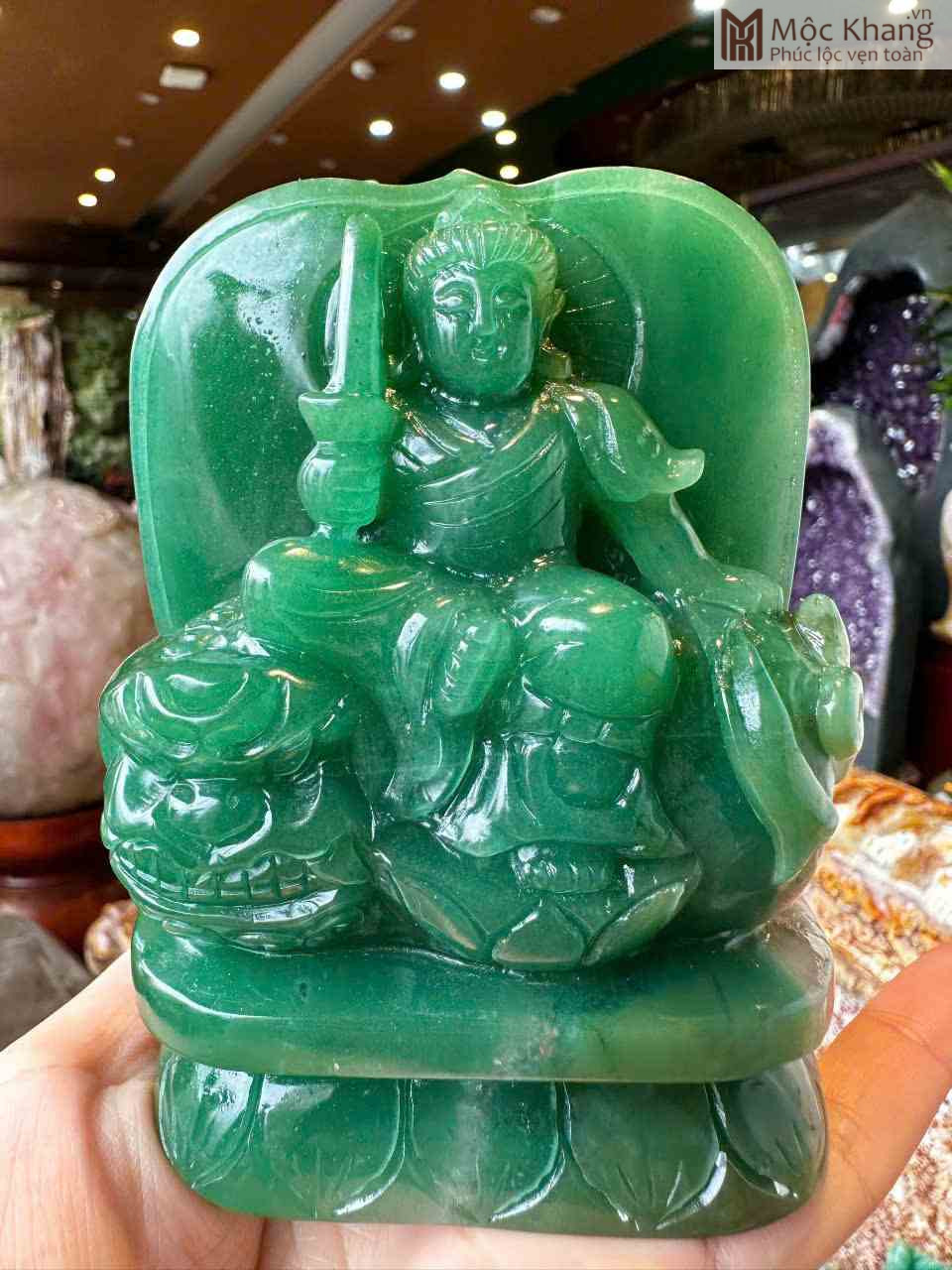 Tượng Phật Bản Mệnh Đá Thạch Anh Cao 11 Ngang 8 (cm) (4)_4 Tuong Phat Ban Menh Da Thach Anh Cao 11 Ngang 8 cm 4 4