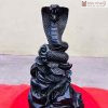 Tượng Rắn Phong Thủy Gỗ Mun Sừng