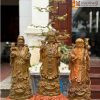 Tượng Phúc Lộc Thọ ( Tam Đa ) Gỗ Thủy Tùng