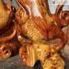 Binh Nghe Thuat Go Cam Cao 43.5 Ngang 17 cm 4 4