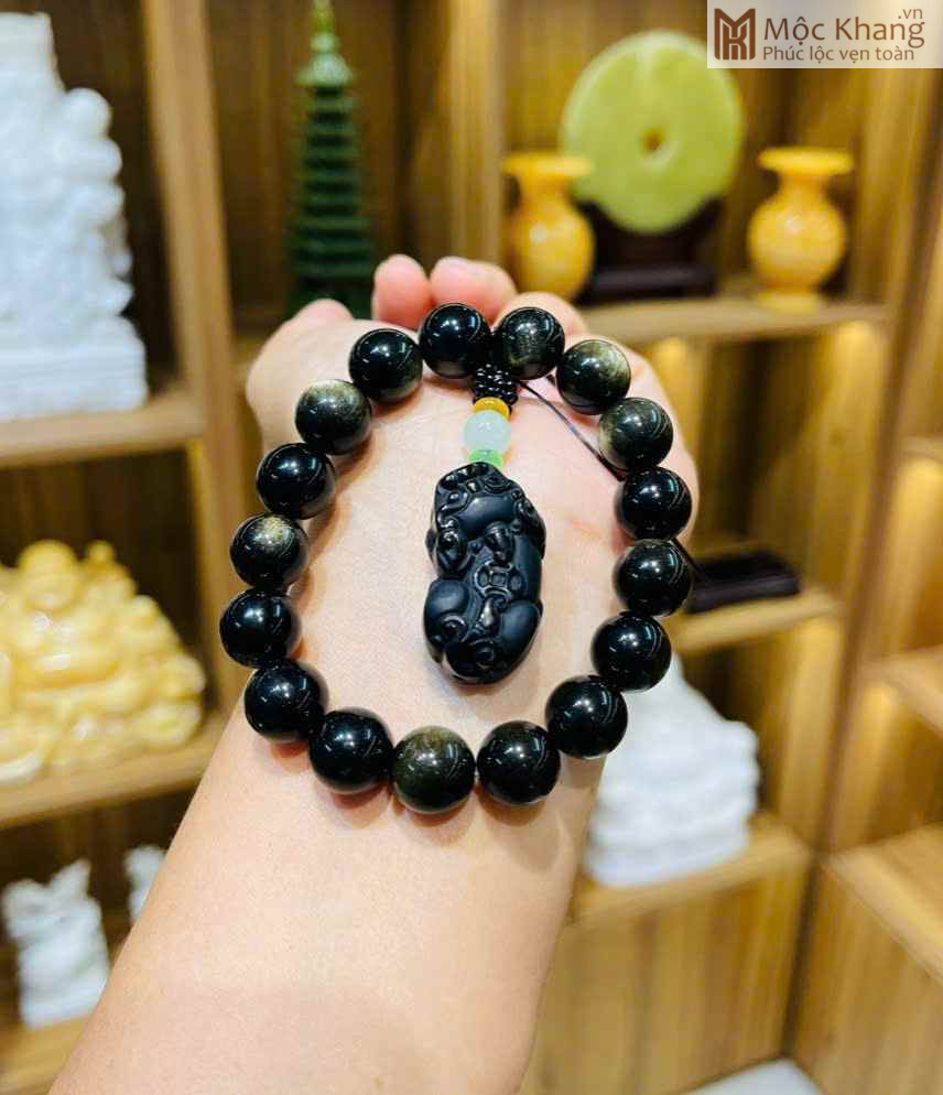 Bộ Sản Phẩm Tỳ Hưu Đá Obsidian _1 Bộ Sản Phẩm Tỳ Hưu Đá Obsidian