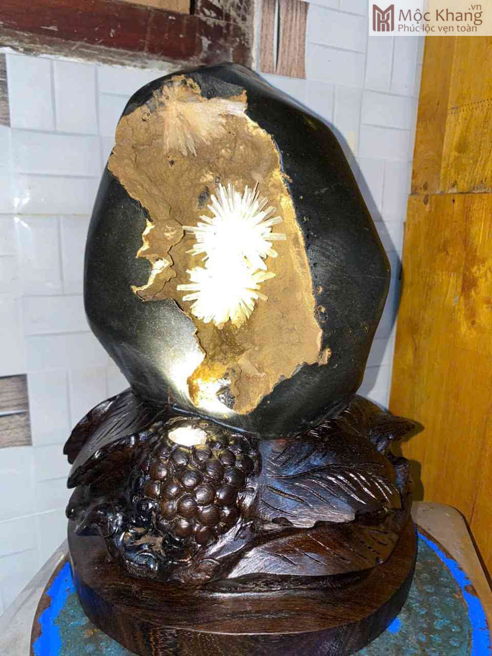 Hoa Ưu Đàm Đá Aragonite Cao 35 (cm) (4)_4 Hoa Ưu Đàm Đá Aragonite
