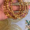 Chuoi 108 Hat Da Thach Anh Toc Vang Duong Kinh 6.5 mm 2 2