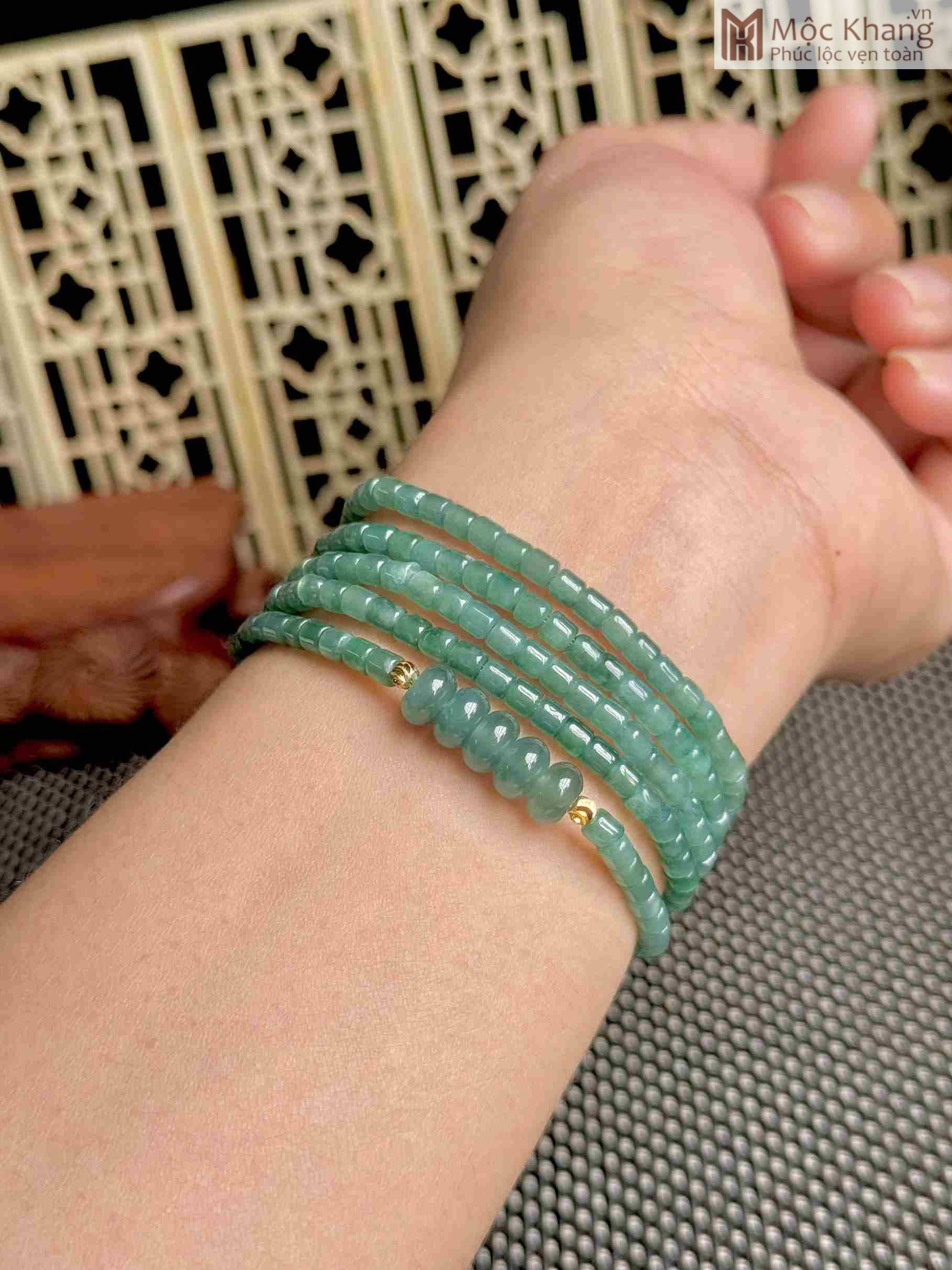 Chuỗi Ngọc Lam Ngọc Đường Kính 3.5 (mm) (2)_2 Chuỗi Ngọc Lam Ngọc