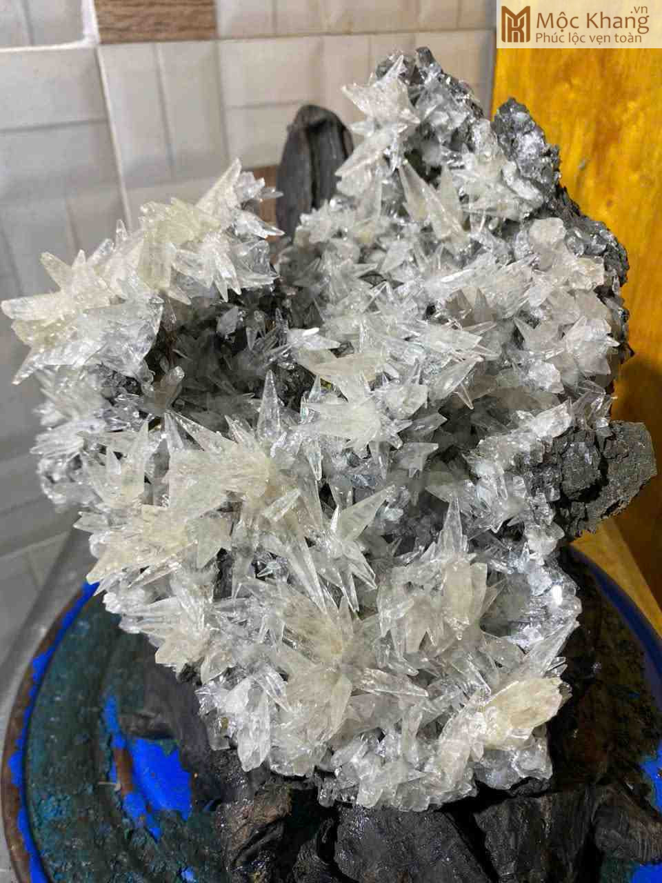 Tinh Thể Đá Thạch Anh Cao 20 Ngang 25 (cm) (4)_4 Tinh Thể Đá Thạch Anh
