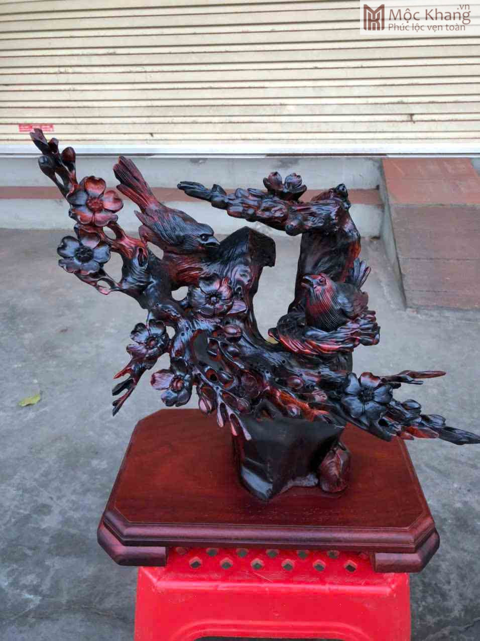Tổ Chim Gỗ Trắc Cao 31 Ngang 30 Sâu 24 (cm) (2)_2 To Chim Go Trac Cao 31 Ngang 30 Sau 24 cm 2 2