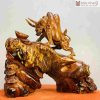 Tượg Bò Tót Gỗ Nu