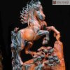 Tuong Ngua Phong Thuy Nhat Ma Phi Thien Go Trac Ngang 57 Cao 36 Sau 16 cm 1 1