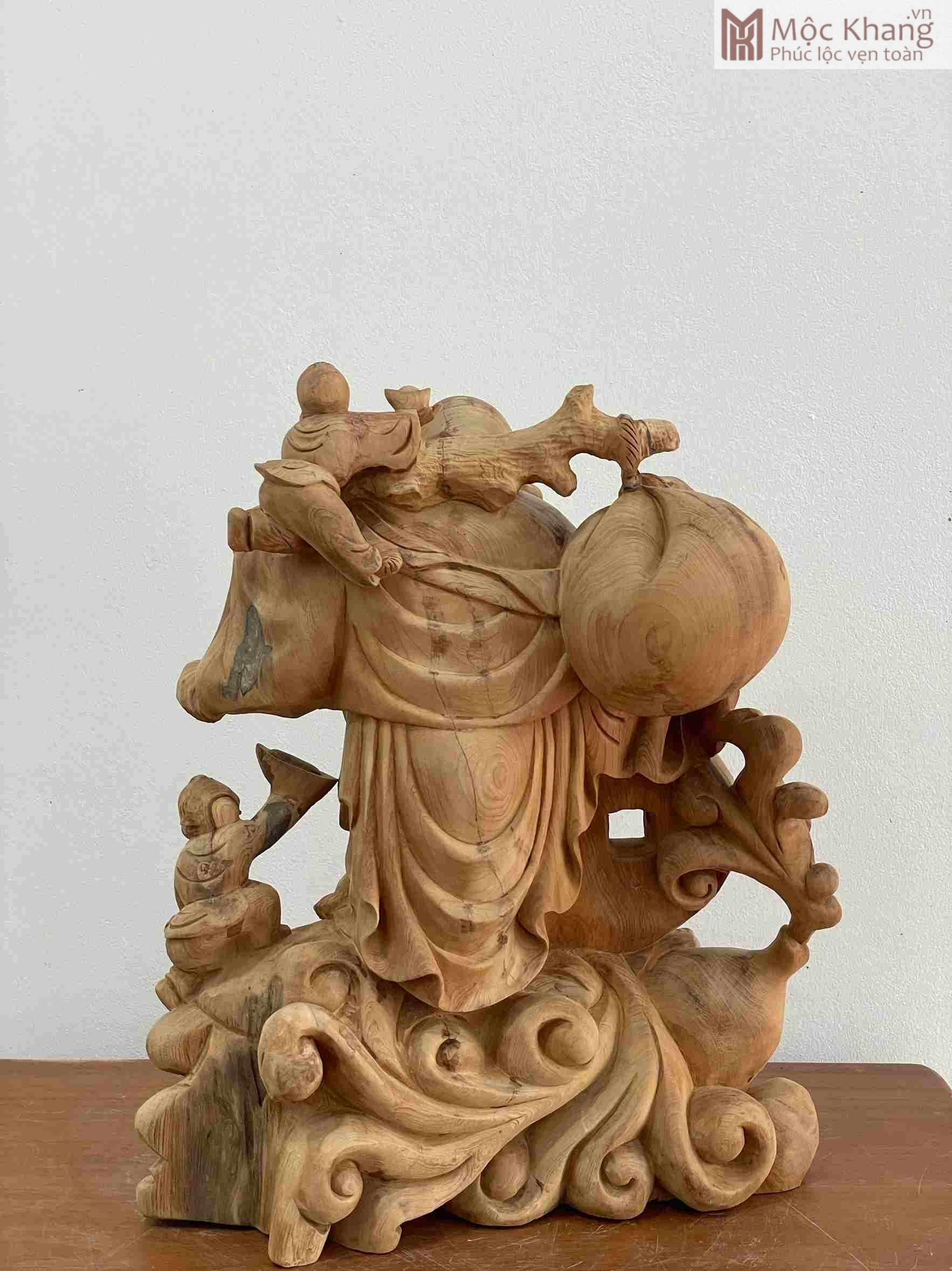 Tượng Phật Di Lặc Gỗ Ngọc Am Cao 52 Ngang 42 Sâu 22 (cm) (3)_3 Tuong Phat Di Lac Go Ngoc Am Cao 52 Ngang 42 Sau 22 cm 3 3