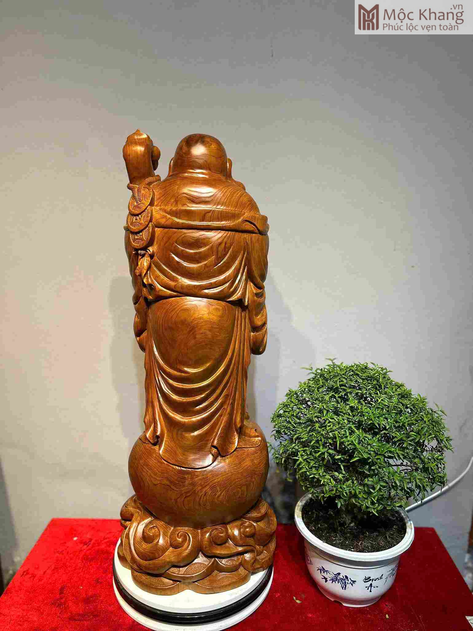 Tượng Phật Di lặc Chúc Phúc Gỗ Ngọc Am Cao 86 Ngang 25 Sâu 23 (cm) (2)_2 Tuong Phat Di lac Chuc Phuc Go Ngoc Am Cao 86 Ngang 25 Sau 23 cm 2 2