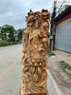 Tượng Phật Quan Âm Bồ Tát Gỗ Ngọc Am