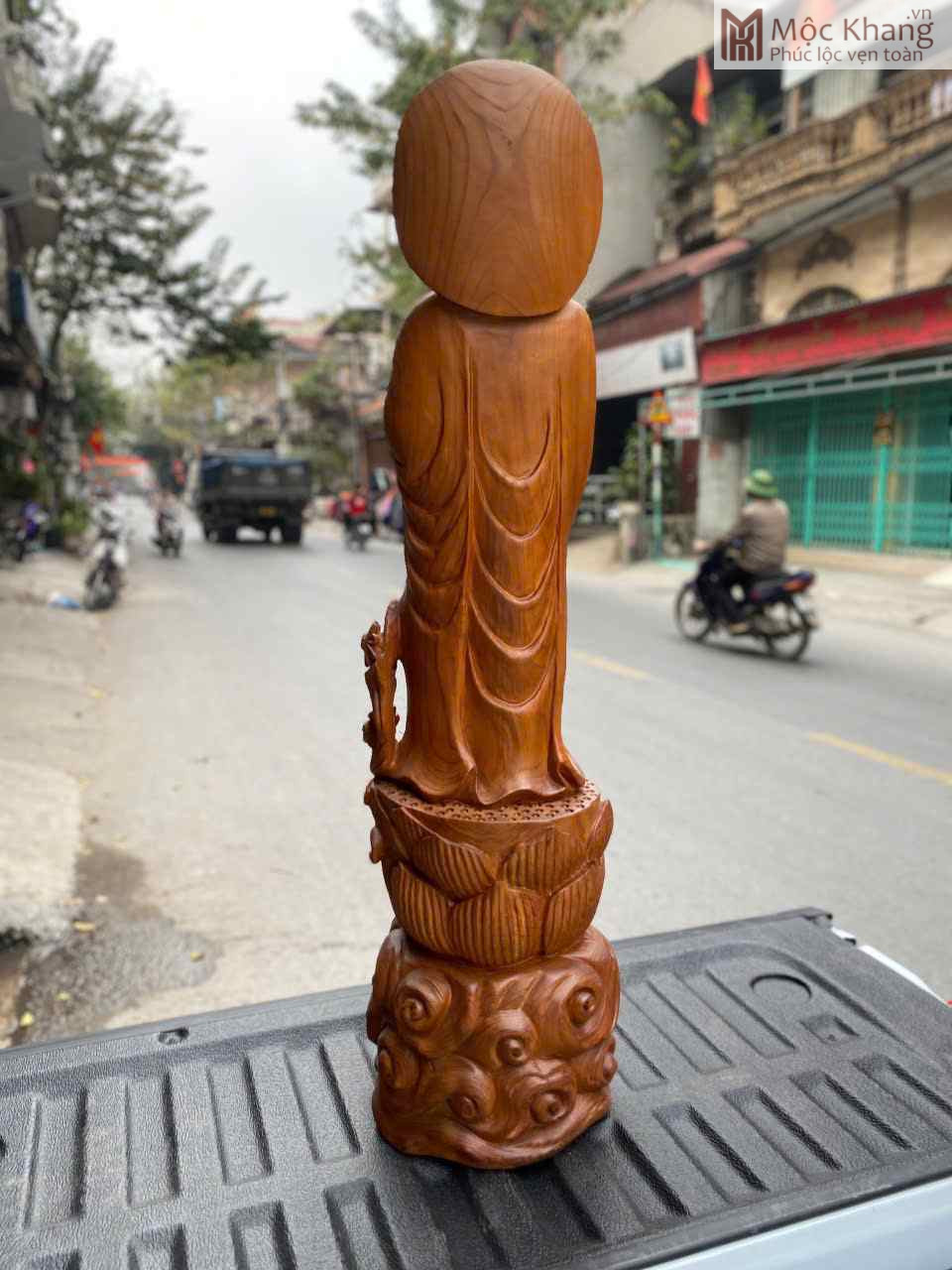 Tượng Phật Tổ Gỗ Ngọc Am Cao 103 Ngang 27 Sâu 27 (cm) (3)_3 Tuong Phat To Go Ngoc Am Cao 103 Ngang 27 Sau 27 cm 3 3