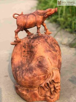Tượng Trâu Gỗ Hương