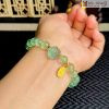 Vong Tay Da Florite Xanh Ngoc Duong Kinh 8 mm 1 1