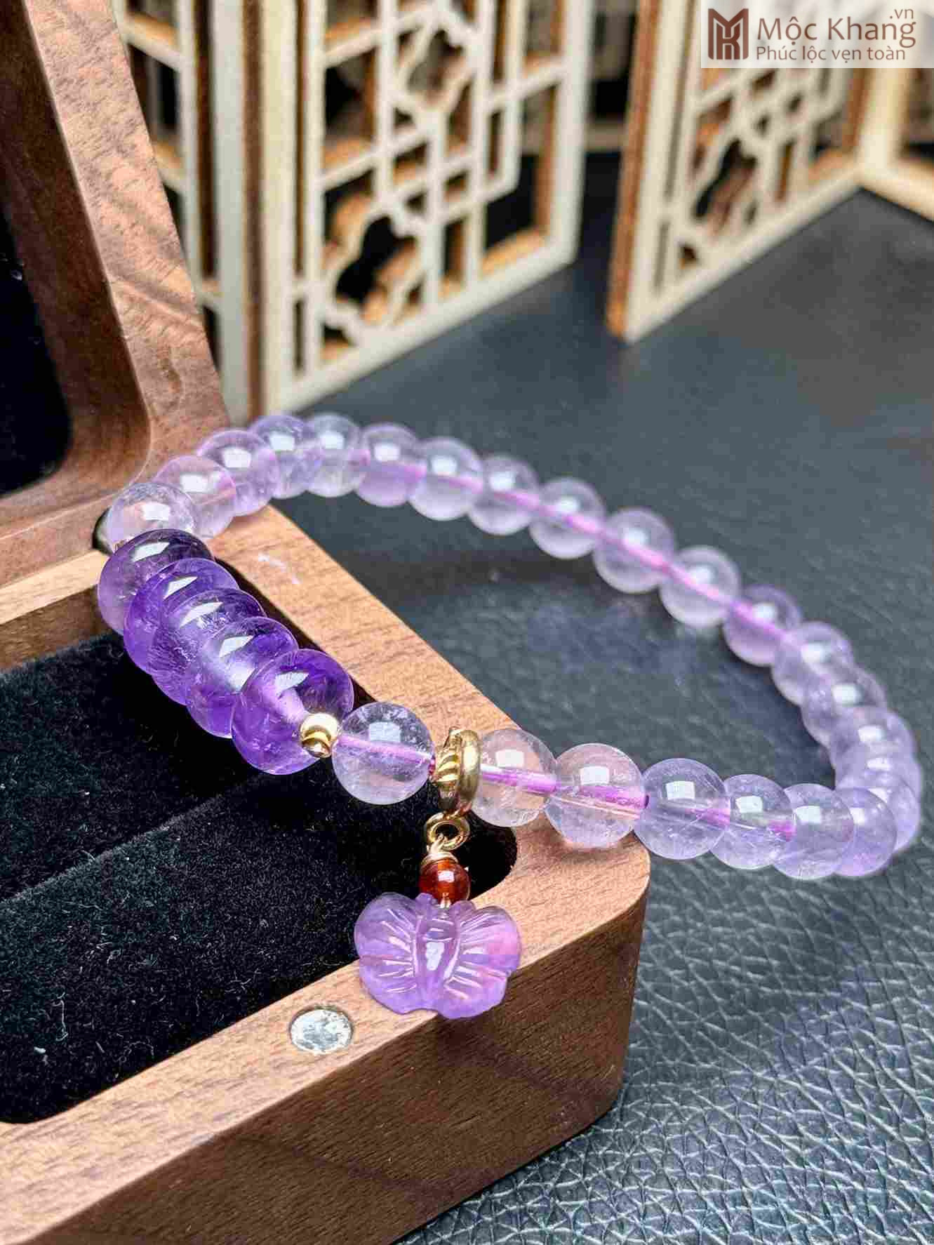 Vòng Tay Đá Thạch Anh Đường Kính 6 (mm) (3)_3 Vòng Tay Đá Thạch Anh