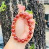 Vòng Tay Đá Thạch Anh Tóc Đỏ
