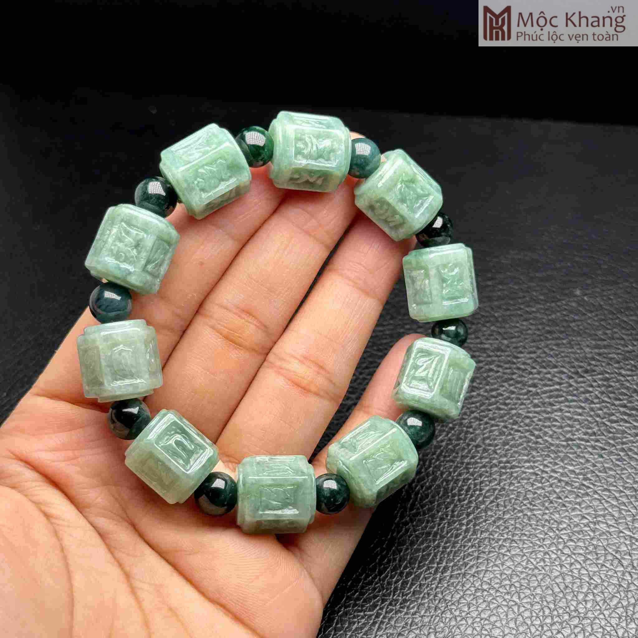 Vòng Tay Lục Tự Bảo Cầm Thạch Đường Kính 15 (mm) (1)_1 Vong Tay Luc Tu Bao Cam Thach Duong Kinh 15 mm 1 1