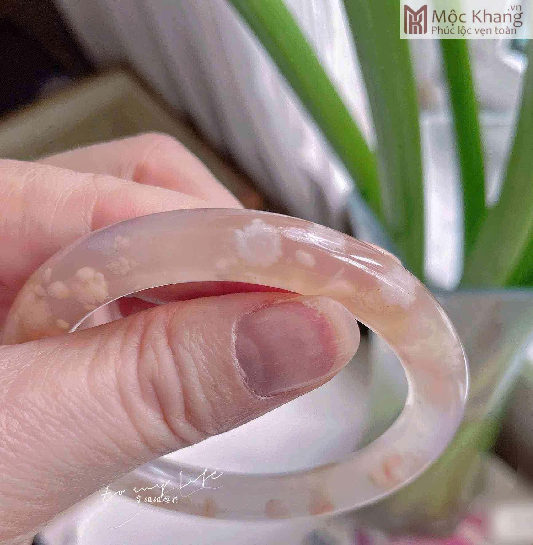 Vòng Tay Mã Não Hoa Anh Đào Ni 55 (mm) (2)_2
