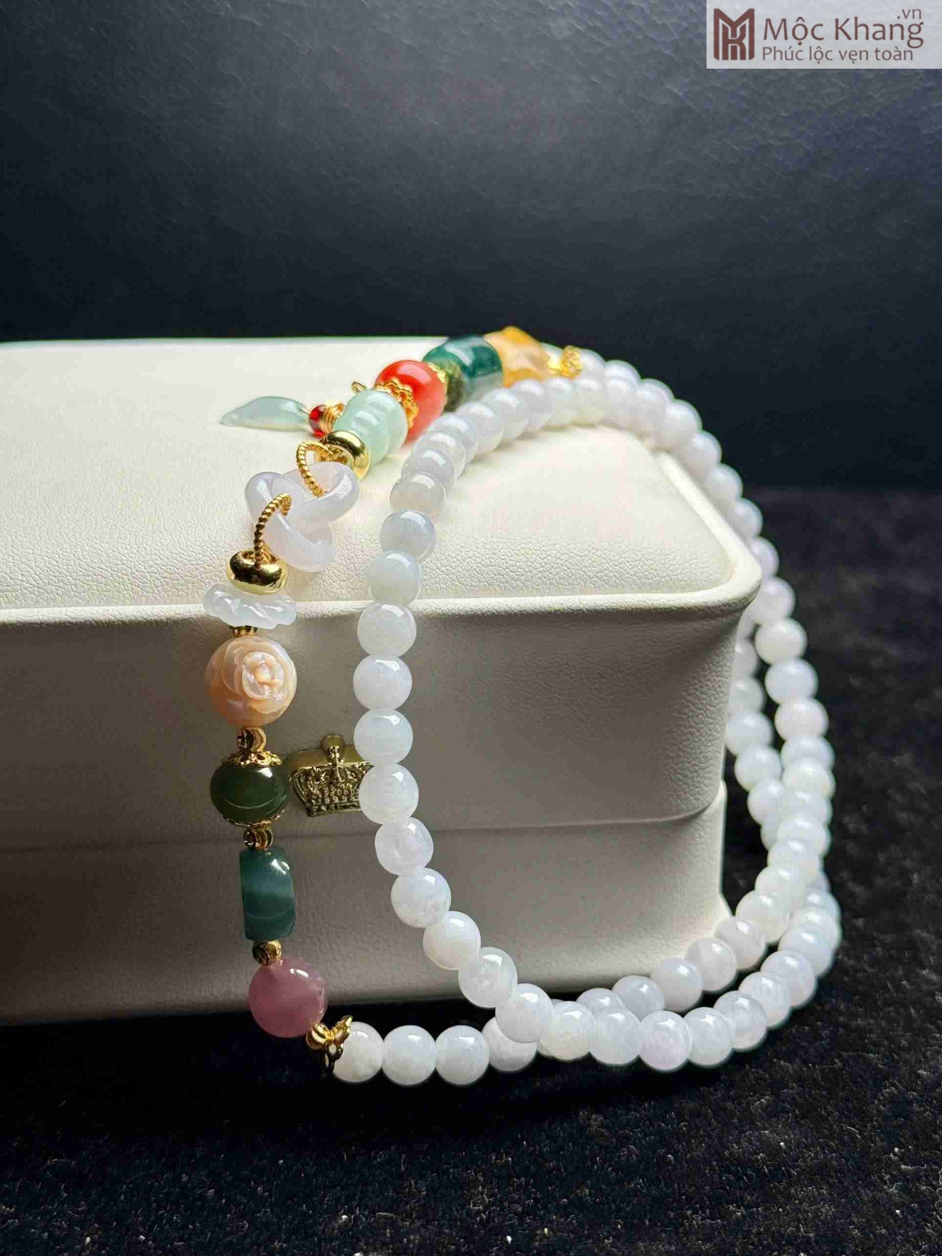 Vòng Tay Ngọc Cẩm Thạch Mix Charm Đường Kính 6 (mm) (2)_2 Vòng Tay Ngọc Cẩm Thạch