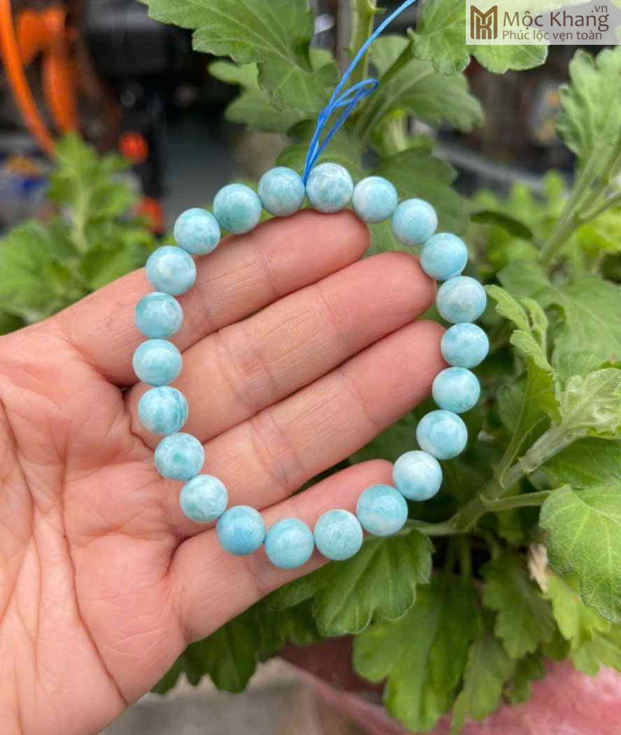 Vòng Tay Ngọc Larimar Đường Kính 9 (mm) (2)_2