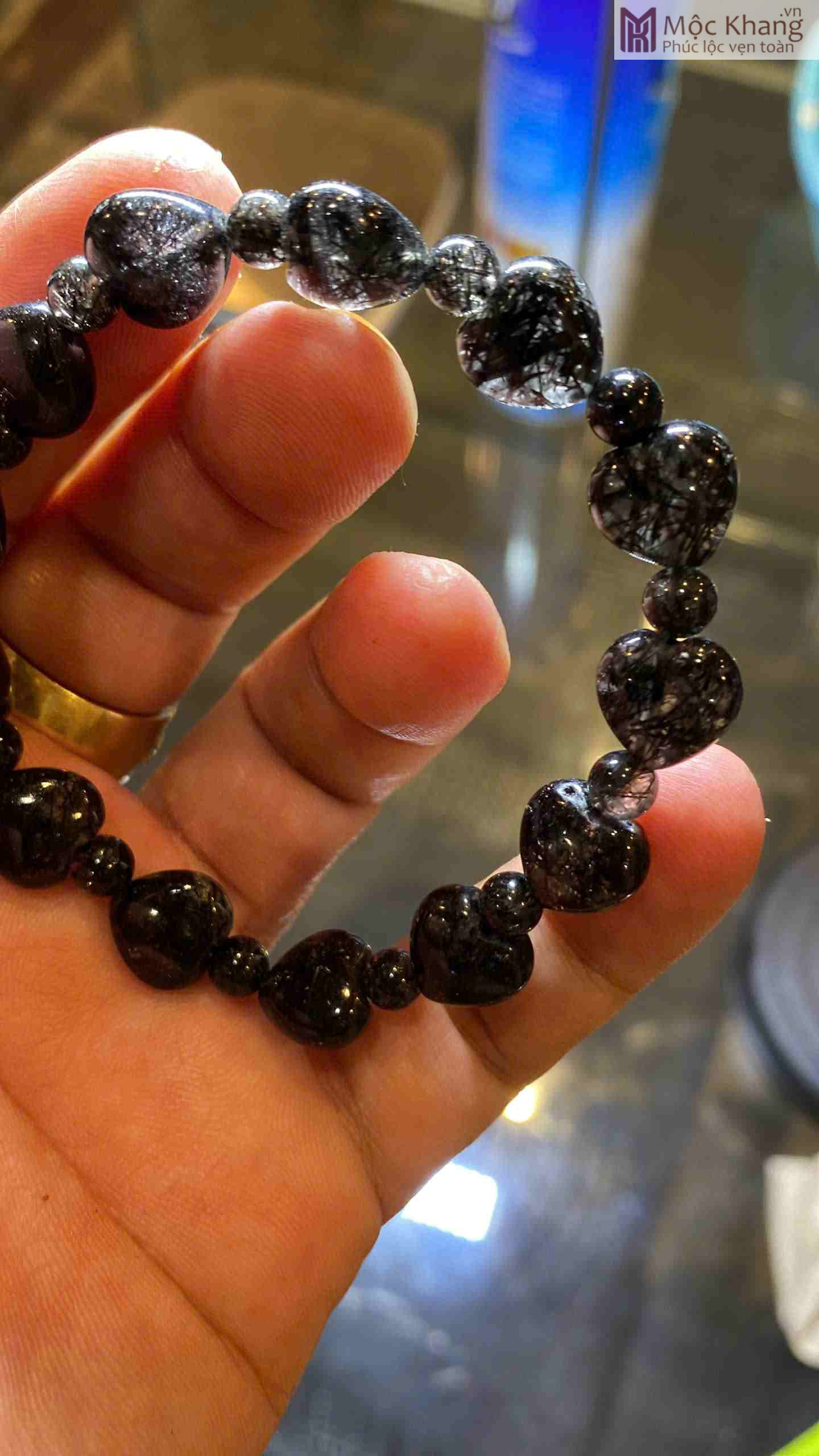 Vòng Tay Trái Tim Đá Thạch Anh Tóc Đen Đường Kính 7.5 (mm) (1)_1 Vong Tay Trai Tim Da Thach Anh Toc Den Duong Kinh 7.5 mm 1 1