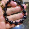 Vong Tay Trai Tim Da Thach Anh Toc Den Duong Kinh 7.5 mm 2 2