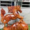 Tượng Ngựa Phong Thủy (Nhất Mã Phi Thiên) Gỗ Hương