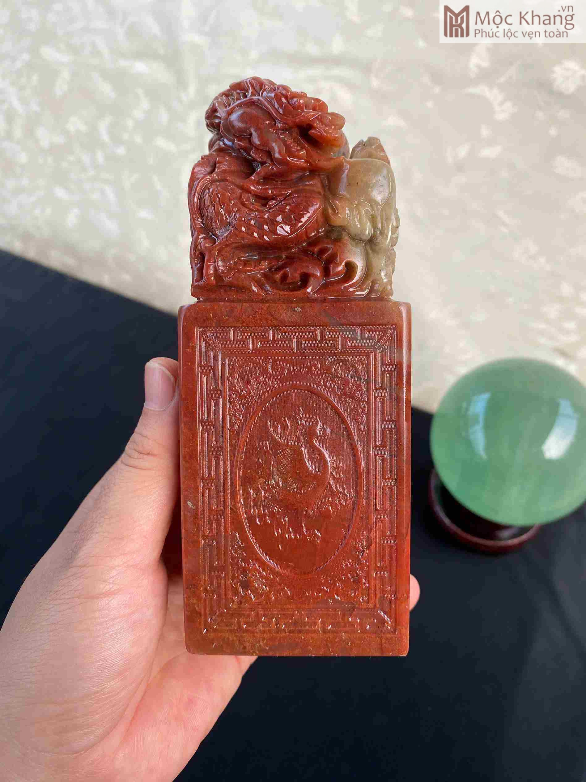 Ấn Rồng Ngọc Thọ Sơn Cao 16 Ngang 6 Sâu 6 (cm) (3)_3 Ấn Rồng Ngọc Thọ Sơn