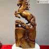 Tượng Nhất Mã Phi Thiên Gỗ Hương