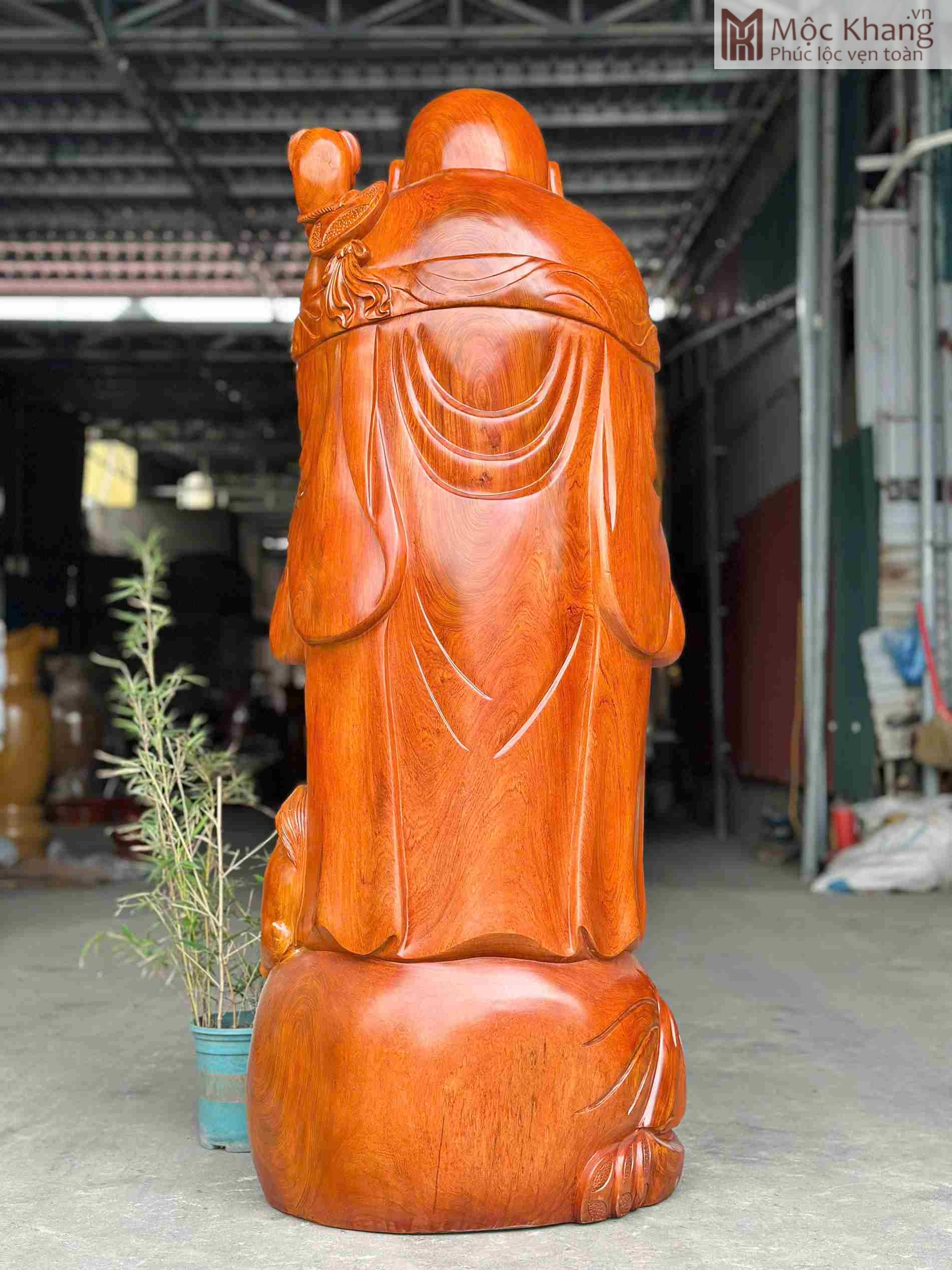 Tượng Phật Di Lặc Chúc Phúc Gỗ Hương Cao 180 Ngang 64 Sâu 60 (cm) (3)_3 Tuong Phat Di Lac Chuc Phuc Go Huong Cao 180 Ngang 64 Sau 60 cm 3 3