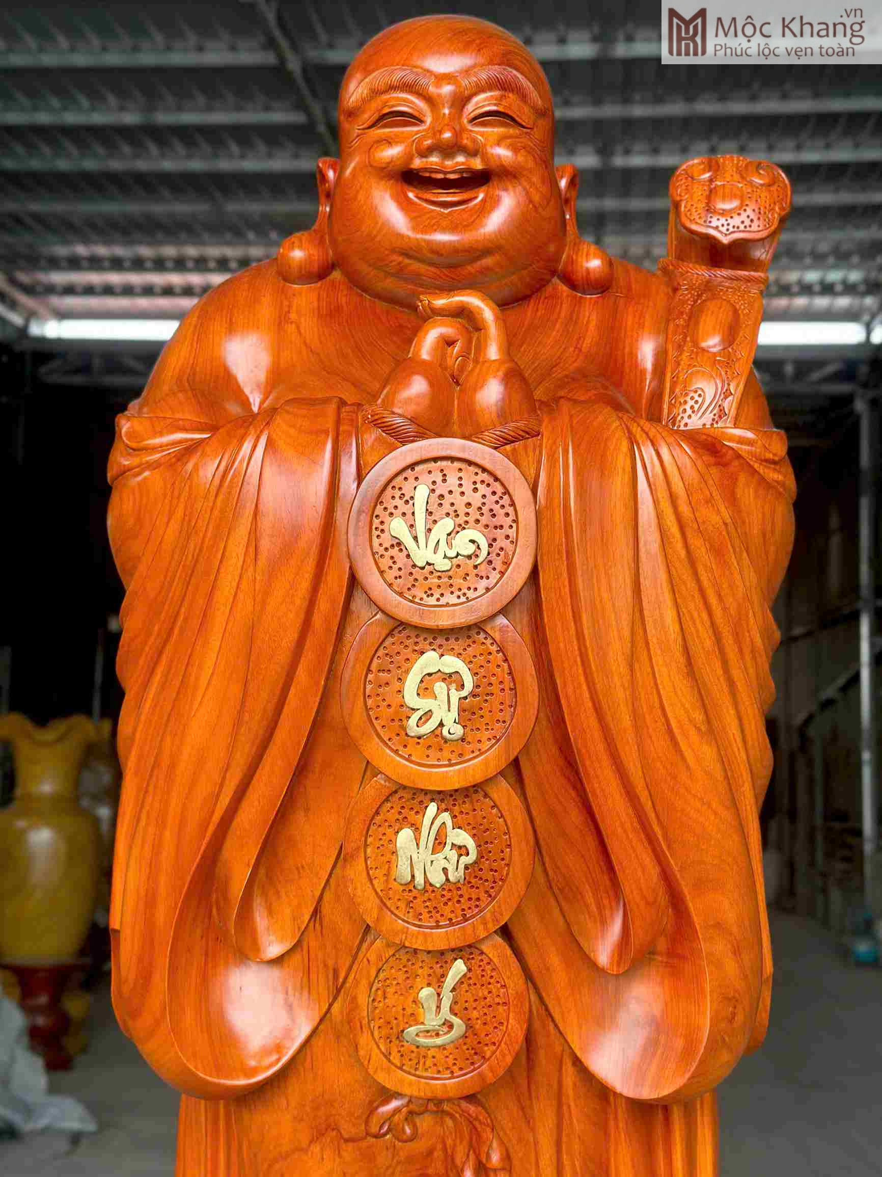 Tượng Phật Di Lặc Chúc Phúc Gỗ Hương Cao 200 Ngang 58 Sâu 51 (cm) (2)_2 Tuong Phat Di Lac Chuc Phuc Go Huong Cao 200 Ngang 58 Sau 51 cm 2 2