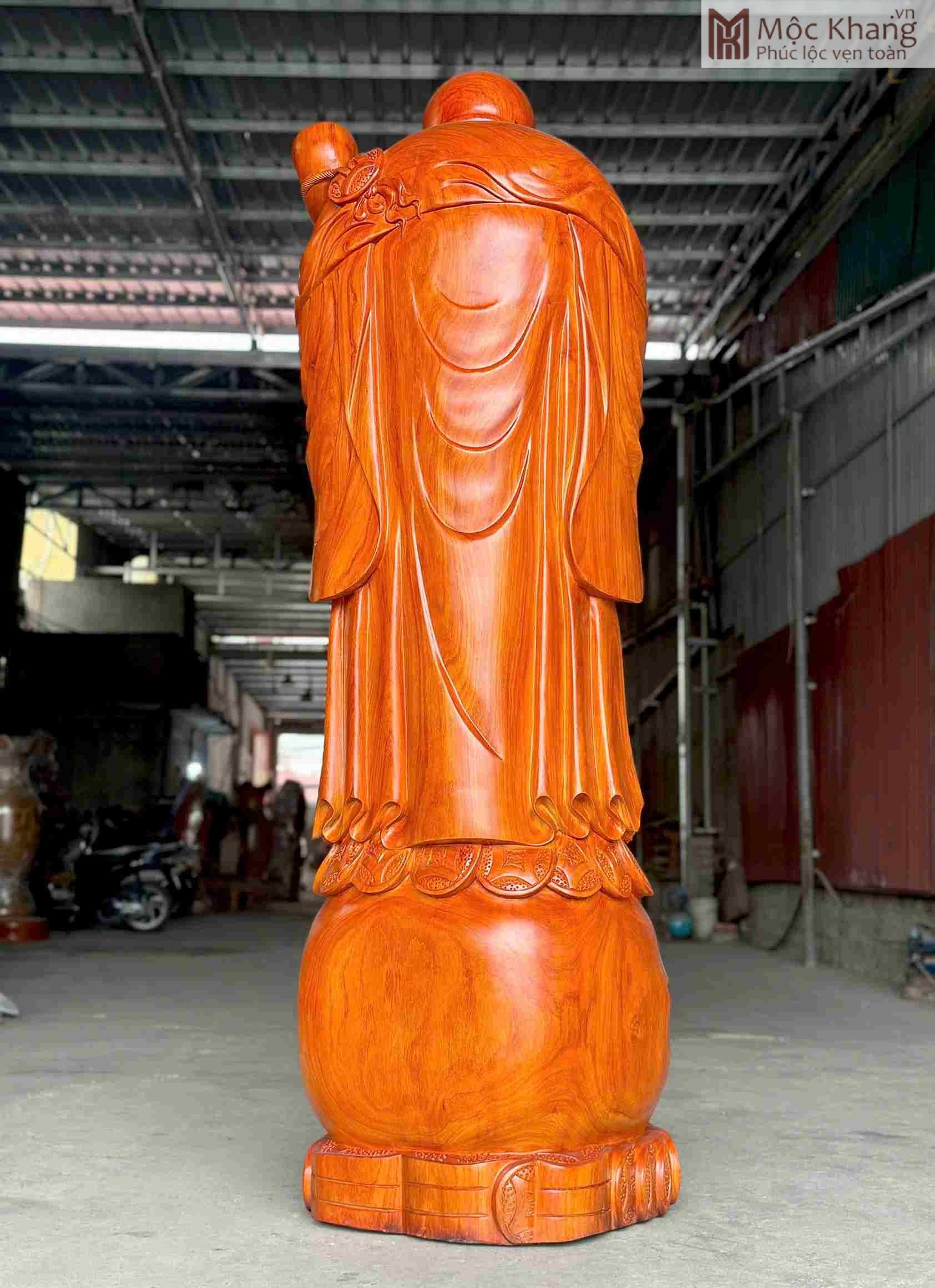 Tượng Phật Di Lặc Chúc Phúc Gỗ Hương Cao 200 Ngang 58 Sâu 51 (cm) (3)_3 Tuong Phat Di Lac Chuc Phuc Go Huong Cao 200 Ngang 58 Sau 51 cm 3 3
