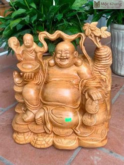 Tượng Phật Di Lặc Gỗ Ngọc Am