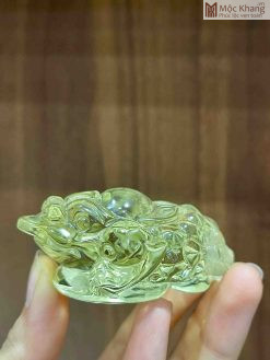 Tượng Thiềm Thừ Thạch Anh Vàng