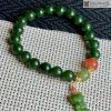 Vòng Tay Ngọc Bích Mix Charm