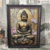 Tranh Phật Tổ Gỗ Pơ Mu