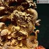 tuong ca chep hoa rong go hoang dan cao 50 ngang 27 sau 10cm 5 5 11zon