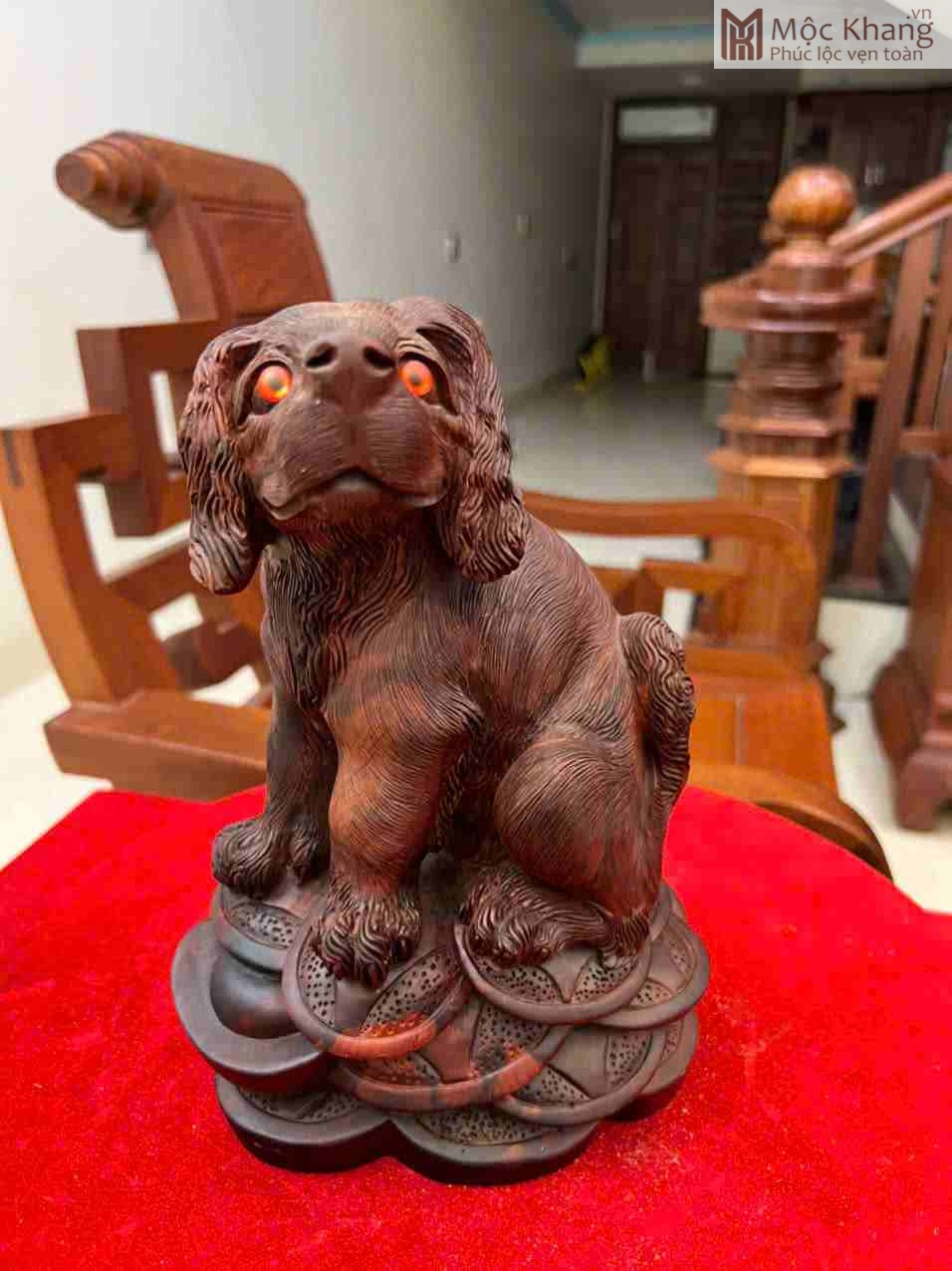 tuong-cho-go-trac-cao-25-ngang-17-sau-14cm (2)_2_11zon Tượng Chó Gỗ Trắc