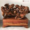 Tượng Ngũ Lân Gỗ Bách Xanh