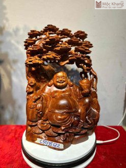 Tượng Phật Di Lặc Gỗ Hương
