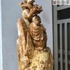 tuong phat di lac go nu nghien cao 72 ngang 35 sau 28cm 2